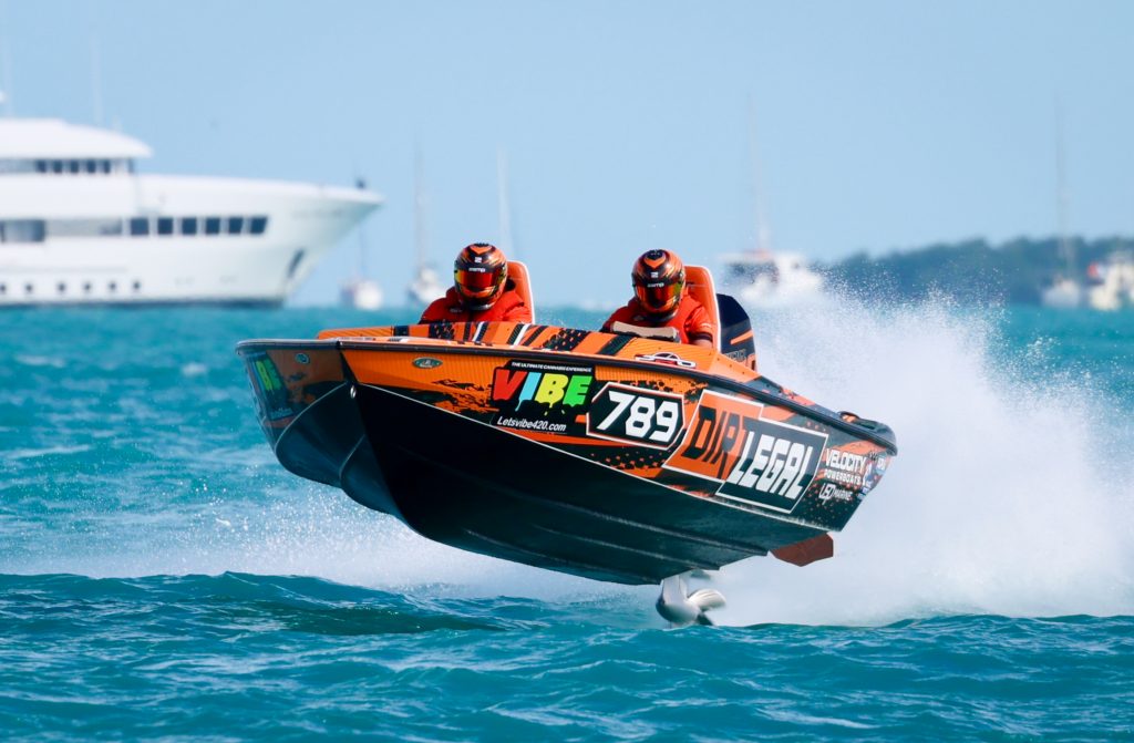 The Velocity Punisher 22 at speed