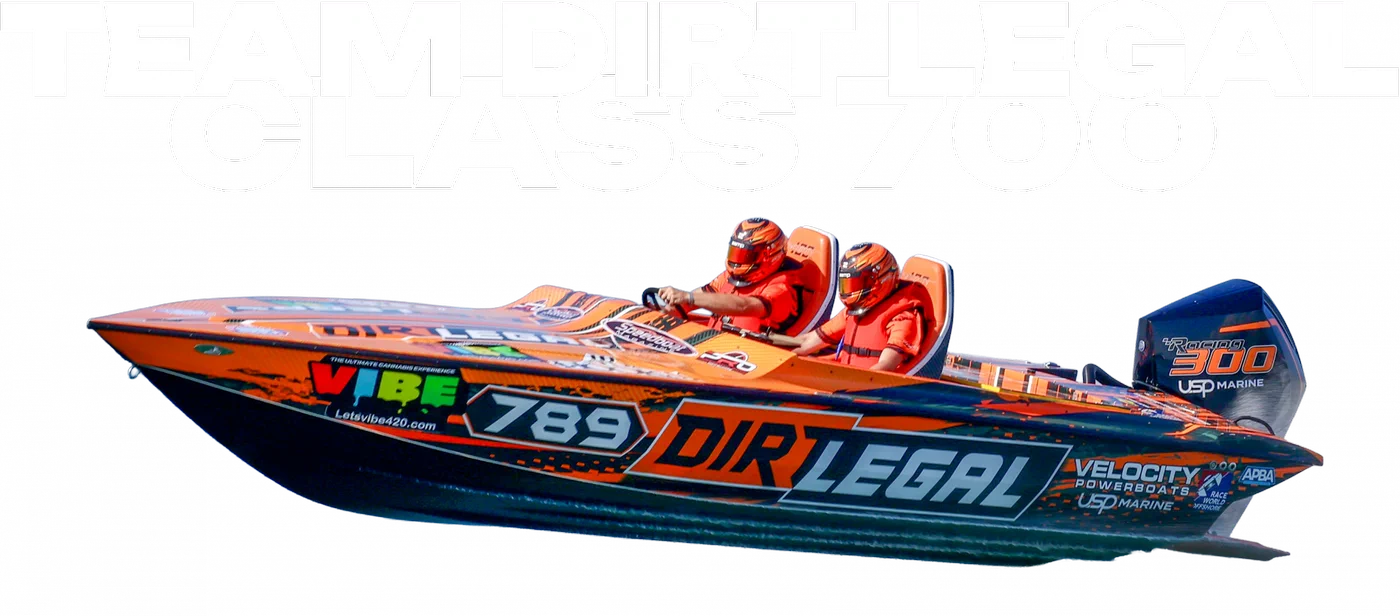 The Velocity Punisher 22 raced by Team Dirt Legal